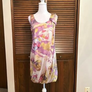 H&M Scoop Neckline Shoulder Bow Sleeveless Balloon Hem Summer Dress Size 8